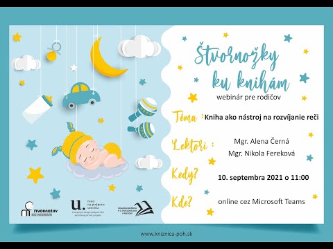 Kniha ako nástroj na rozvíjanie reči
