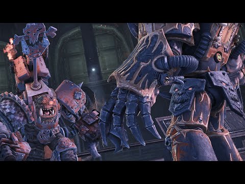 Orks Save the Ultramarines Scene - WARHAMMER 40K Space Marine