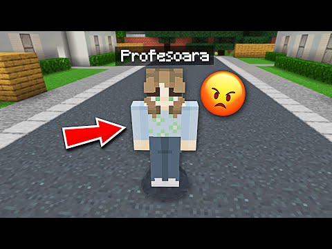 PROFESOARA MEA M-A PRINS CAND MA FURISAM LA EA IN CASA !! - Minecraft Tabăra de Vară