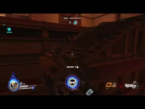 Overwatch - Soldier 76 not dying from hook&shot