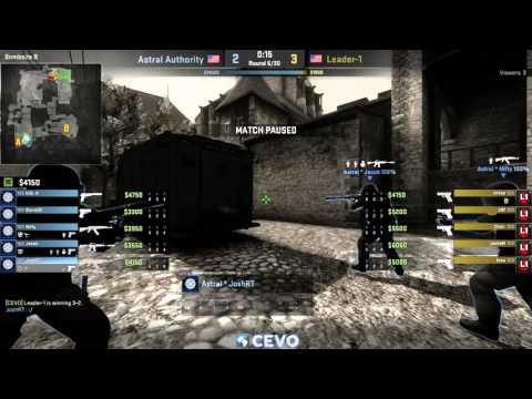Astral Authority vs Leader-1 Game 2 (CEVO-M CS:GO Season 8 Playoffs) Latorr & Misled