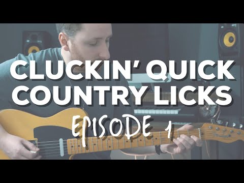 Cluckin' Quick Country Licks - Episode 1 (Learn this awesome train-beat country guitar lick in E!)
