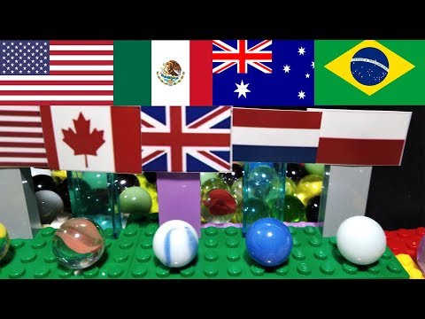 COUNTRYBALLS Marble Race Tournament - World Cup 2019 Marble Race