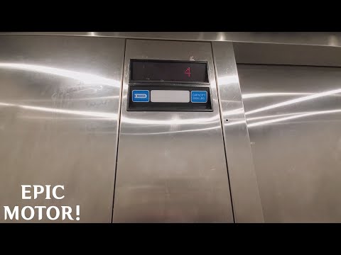 EPIC MOTOR!! Dover Impulse Hydraulic Elevator at SFU Lorne Davies Complex - Burnaby BC