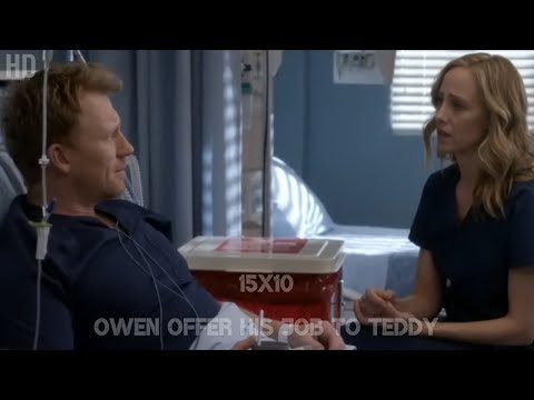 Grey's Anatomy 15x10 Owen Offer His Job to Teddy|HUN| (HD)