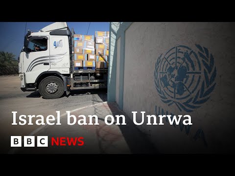 Video | Israeli parliament votes to ban Unrwa in Israel | BBC News