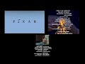 The First Three Pixar Movies November 1995 November 1999 Credits At Once