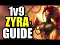 (CARRY EVERY GAME) HOW TO ZYRA SUPPORT 1V9 EVERY GAME IN SEASON 12 | ZYRA GUIDE