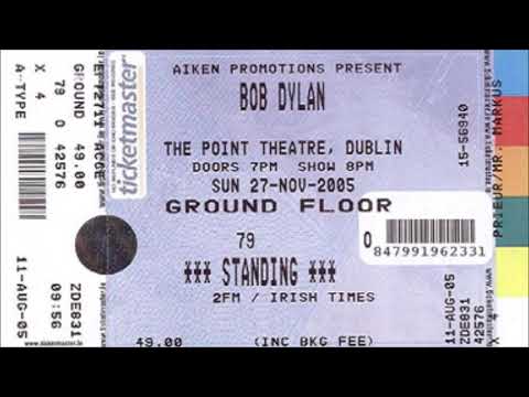 Bob Dylan 2005 European Autumn Tour – The Point Theatre Dublin Ireland    27 November 2005