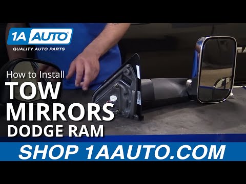 How to Install Tow Mirrors 02-08 Dodge Ram 1500