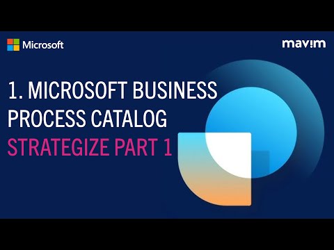 1. Business Process Catalog I Strategize (part 1)