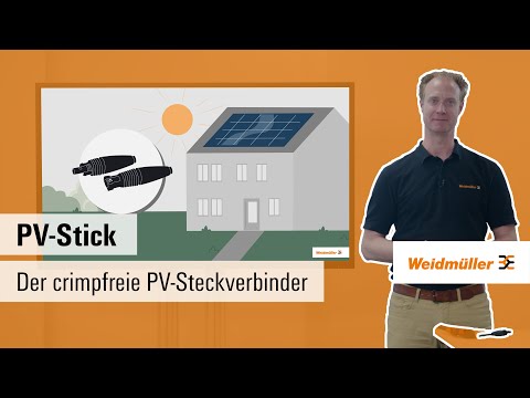 Weidmüller PV-Stick Solarstecker Set - 6 Paar Video