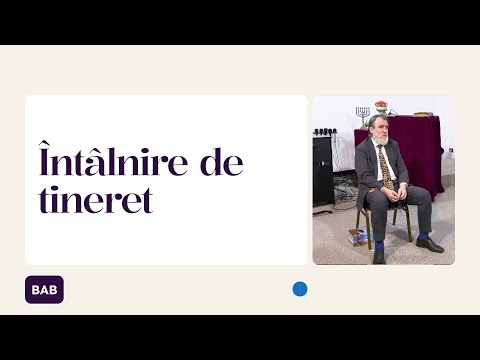 Intâlnire tineret | Iacob Coman