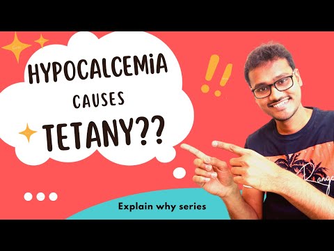 Hypocalcemia causes tetany. WHY??