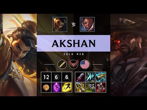 Akshan Mid vs Lucian: Rampage - NA Grandmaster Patch 14.24