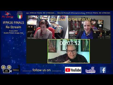 IFPA16 World Pinball Championship 2019 Re-Run Part 2