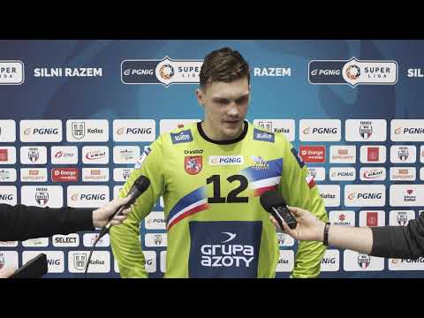 Energa MKS Kalisz - Azoty Puławy: Pomeczowa wypowiedź Mateusza Zembrzyckiego