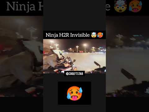 Ninja H2R Invisible 😳🤯 #coolytstar #shorts #foryou #automobile #kawasakininjah2r