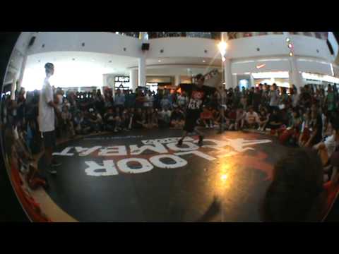 15 Floor Combat 2009 Bboy 1 vs 1 Battle - Day 2 Semi Final Boy Radikal Force vs Zen Wakaka Fever