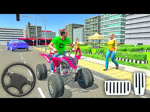 ATV Taxi Driver Simulator 2021 - Realistic Taxi Driving Game - Android Gameplay #1