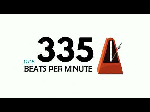 335 BPM 12/16 Metronome