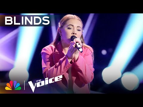 Sixteen-Year-Old with Angelic Voice Sings Duncan Laurence's "Arcade" | The Voice Blind Auditions