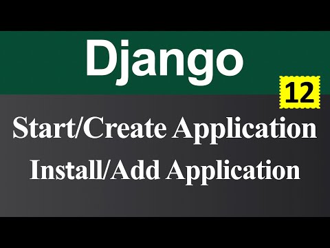 How to Create and Install Application in Django Hindi