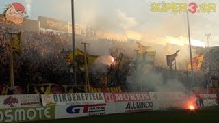 preview picture of video 'ARIS vs Asteras Tripolis 5-1 || Earthquake in Thessaloniki (14.04.2013)'