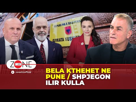 Belinda Balluku kthehet ne zyre / Shpjegon Ilir Kulla - Zone e Lire