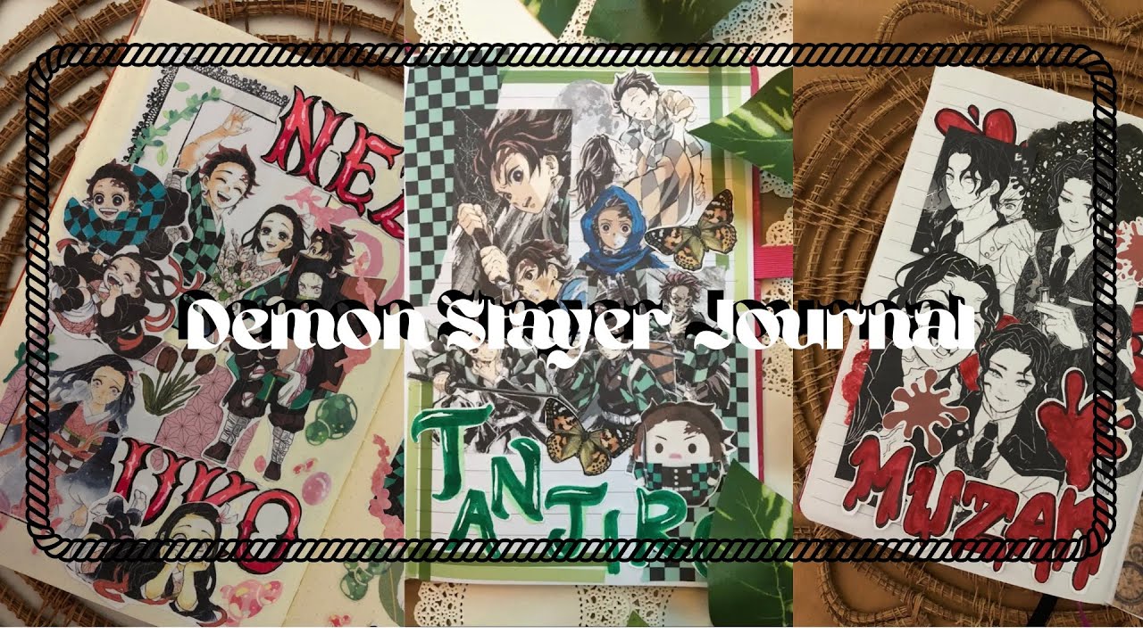 ANIME JOURNALING | DEMON SLAYER COMPILATION
