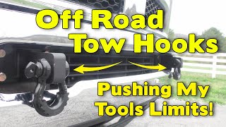 Making Tow Hooks For My RAM Pickup Truck and Pushing My Tools Limits!
