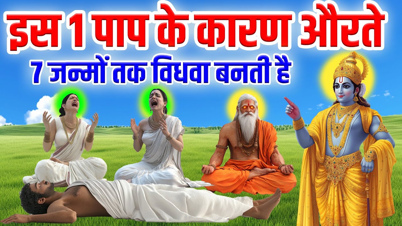 श्री कृष्ण कहते है इस 1 पाप के कारण स्त्री 7 जन्मों तक विधवा होती है | Vastu Tips