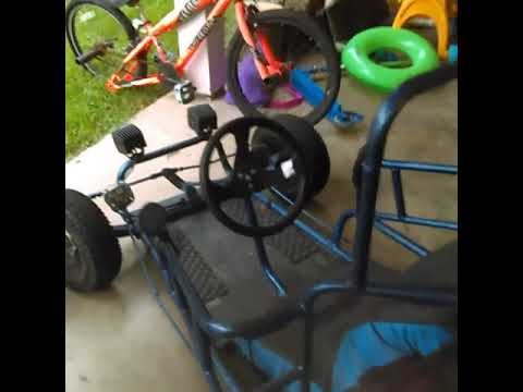 When you take the exhaust off the go kart