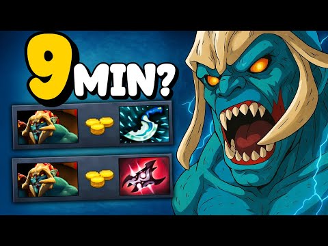ARMLET + BLINK IN 9 MINUTES?! HUSKAR TOO STRONG 🔥