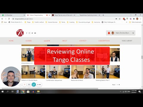 Leandro Palou - Maria Tsiatsiani Online Tango Courses and Classes review by Dimitris Bronowski