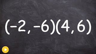 How to write an equation given two points using point slope formula - coolmath