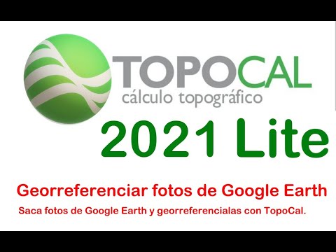 TopoCal 2021 Lite — Georreferenciar fotograf&iacute;as