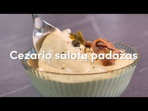 Cezario salotų padažas | Receptų receptai