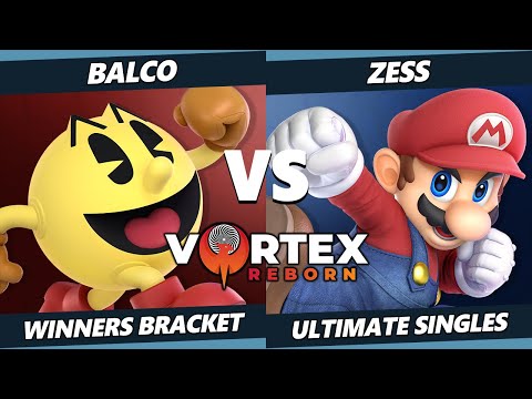 Vortex Legends 19 - Balco (Pac-Man) Vs. Zess (Mario) SSBU Ultimate Tournament