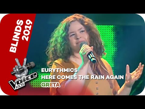 Eurythmics - Here Comes The Rain Again (Greta) | Blind Auditions | The Voice Kids 2019 | ProSieben
