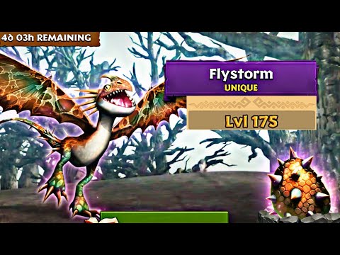 FLYSTORM MAX LEVEL 175 - Unique Deadly Nadder - Dragons: Rise of Berk