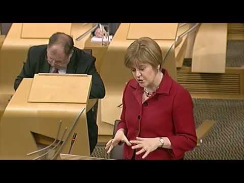 Plenary Session - Scottish Parliament: 19th December 2012
