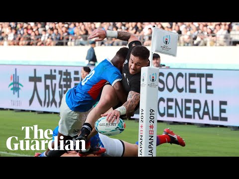 Rugby World Cup: France squeeze past Tonga and New Zealand beat Namibia 71-9