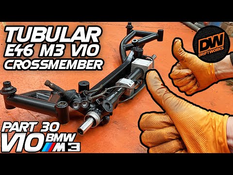 V10 E46 M3 Tubular front crossmember - Driftworks BMW project Pt 30