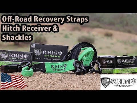 Rhino USA: Recovery Straps, Hitch Receiver, And Shackle Review