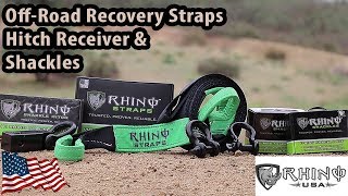 Rhino USA: Recovery Straps, Hitch Receiver, And Shackle Review