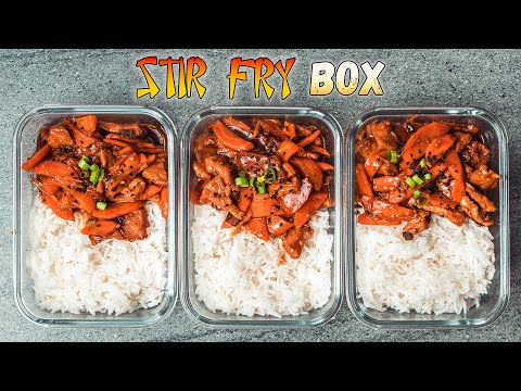 Prosty CHIŃCZYK - wieprzowina w sosie z ryżem x 3