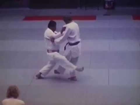 Kaeshi-Waza - De-Ashi-Barai → O-Soto-Gake (Tokio Hirano-Lehrgang 1984 in Papendaal, Holland)