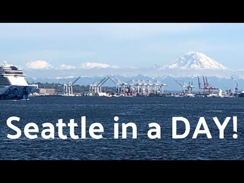 Pre Cruise 2 | Seattle in a Day | Pier 66 | Aquarium | Crab Pot | Harbor Cruise | Amazon Go & PIZZA!
