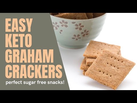 KETO GRAHAM CRACKERS - Easy Keto Snacking!